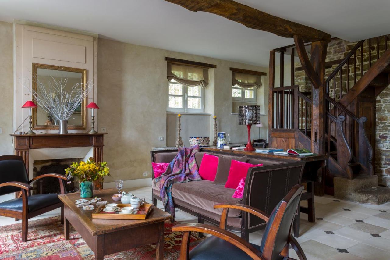 Manoir Du Mesnil De Bas Villa Brehal Bagian luar foto