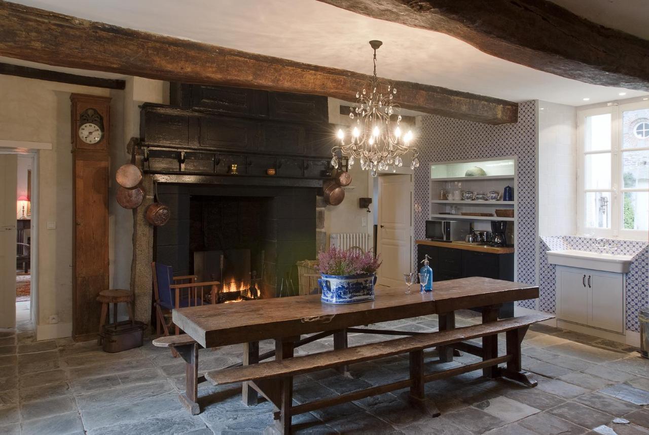 Manoir Du Mesnil De Bas Villa Brehal Bagian luar foto